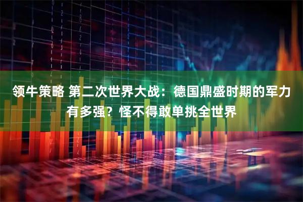 领牛策略 第二次世界大战：德国鼎盛时期的军力有多强？怪不得敢单挑全世界